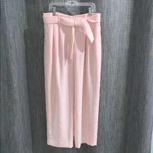 Vince Camuto Blush Pink Wide-Leg High Waist Pants Sz 0